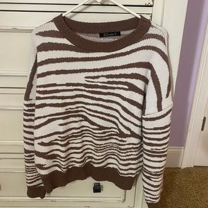 zebra sweater